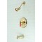 Kingston Brass KB6632CKL Single-Handle Tub and Shower Faucet, Polished Brass KB6632CKL - alternate 2